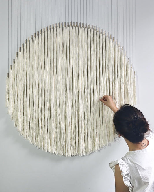 CHANDRA Fiber Art Wall Decor