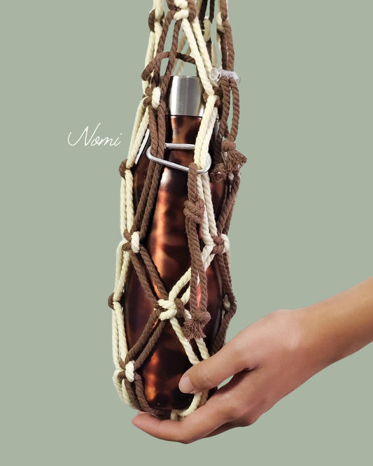 NOMI Macrame Water Bottle Holder