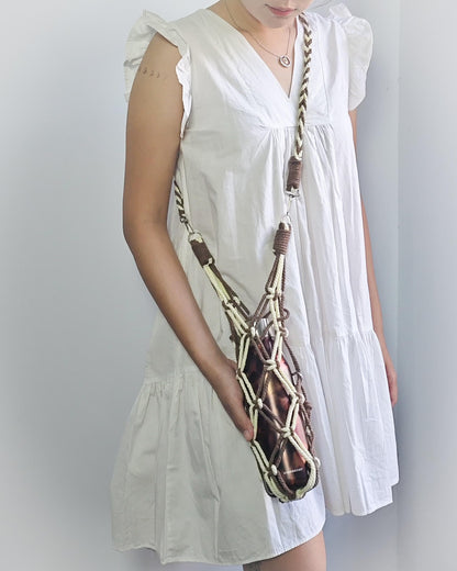 NOMI Macrame Water Bottle Holder