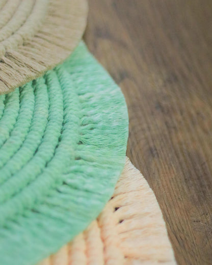 NARA Macrame Placemat with Fringe
