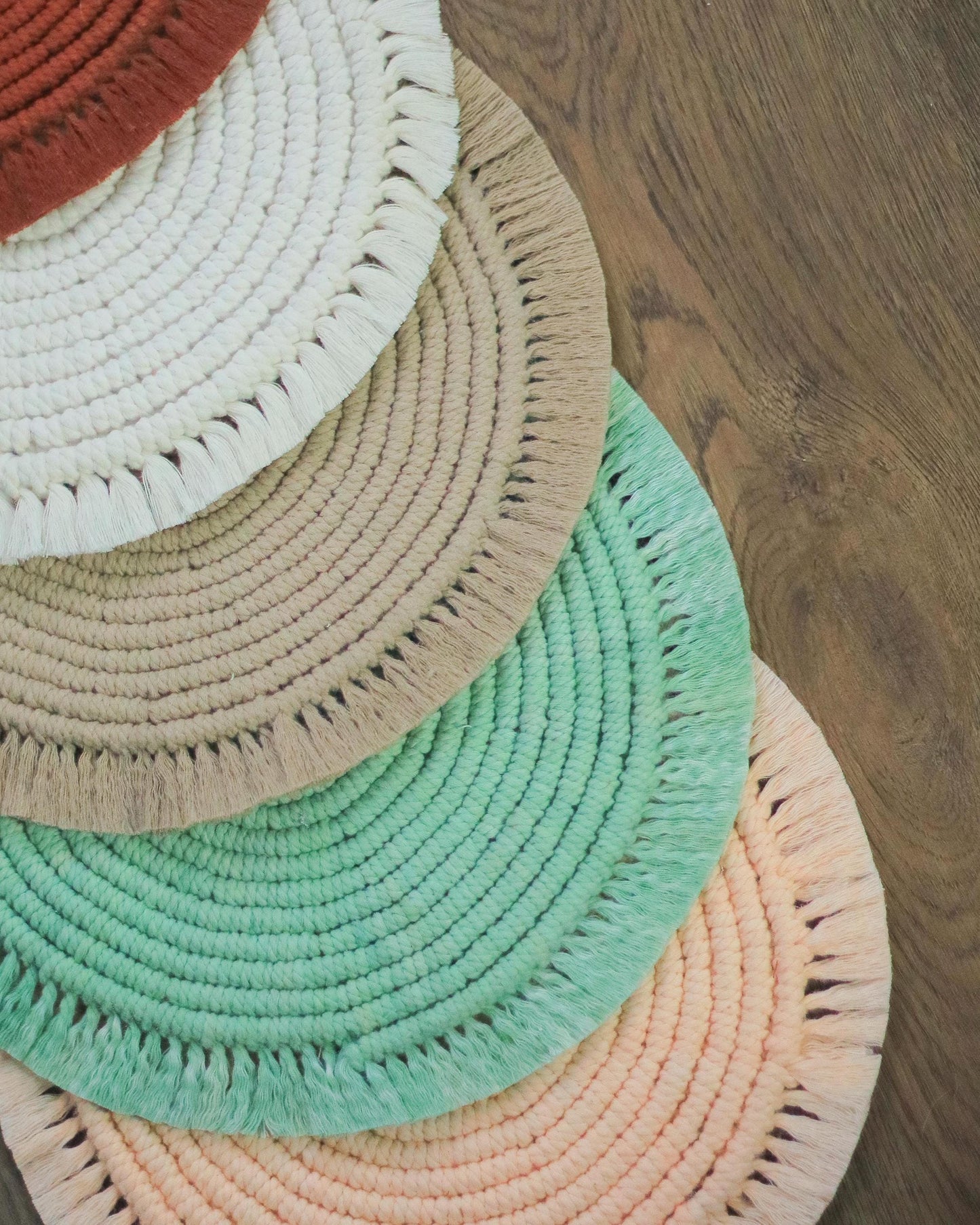 NARA Macrame Placemat with Fringe