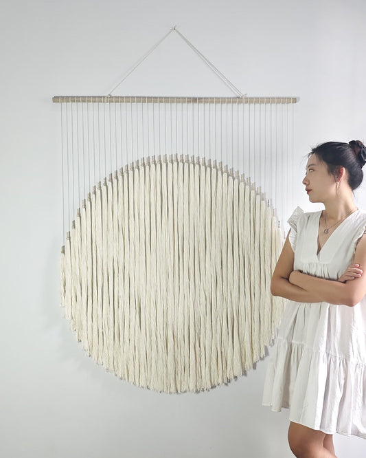 CHANDRA Fiber Art Wall Decor