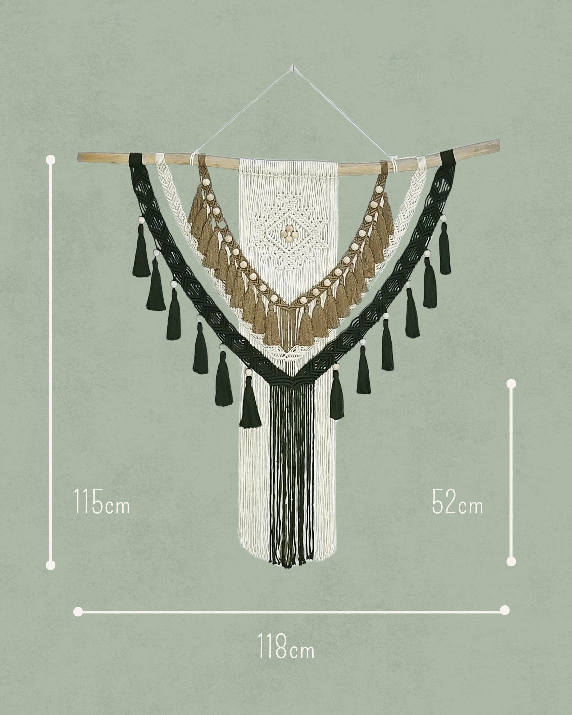 TARA Macrame Wall Decor, Macrame Wall Hanging, Handmade Wall Decor, Natural Home Decor, Scandinavian Style, Boho Decor, Bohemian Style, Bali